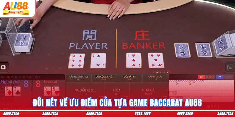 Baccarat AU88: Bàn Đấu Chiến Lược Cho Người Chơi Thực Thụ