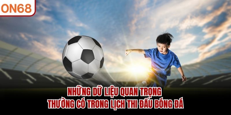 Lịch Thi Đấu Bóng Đá – Cập Nhật Trận Cầu Đáng Chú Ý 2026